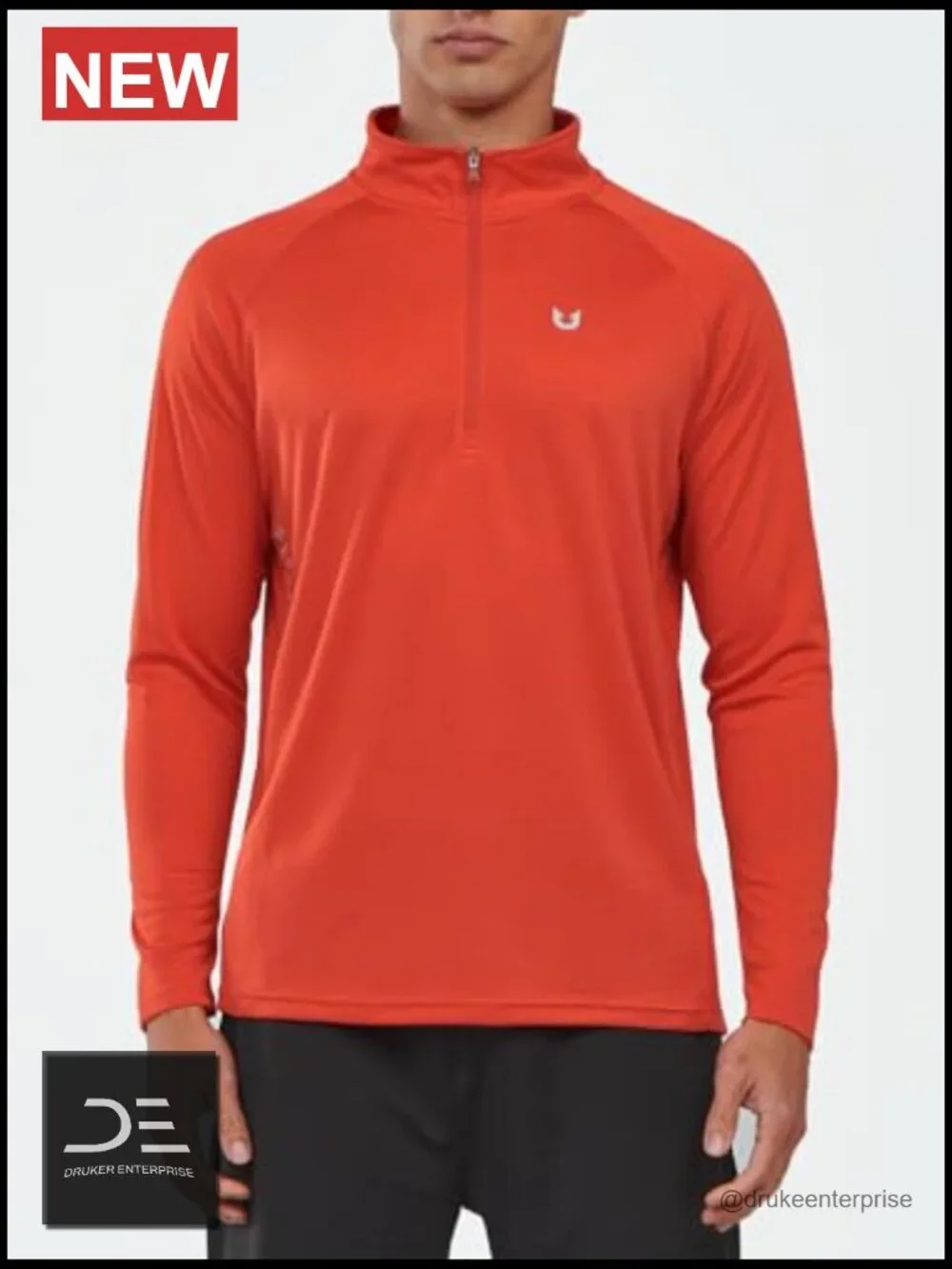 Men's Quick Dry Lightweight Quarter Zip Pullover Athletic Running Golf